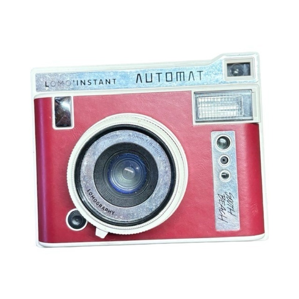 Lomography Lomo' Instant Automat South Beach Red White Film Camera UNTESTED